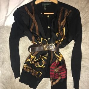 Ralph Lauren Silk Cardigan
